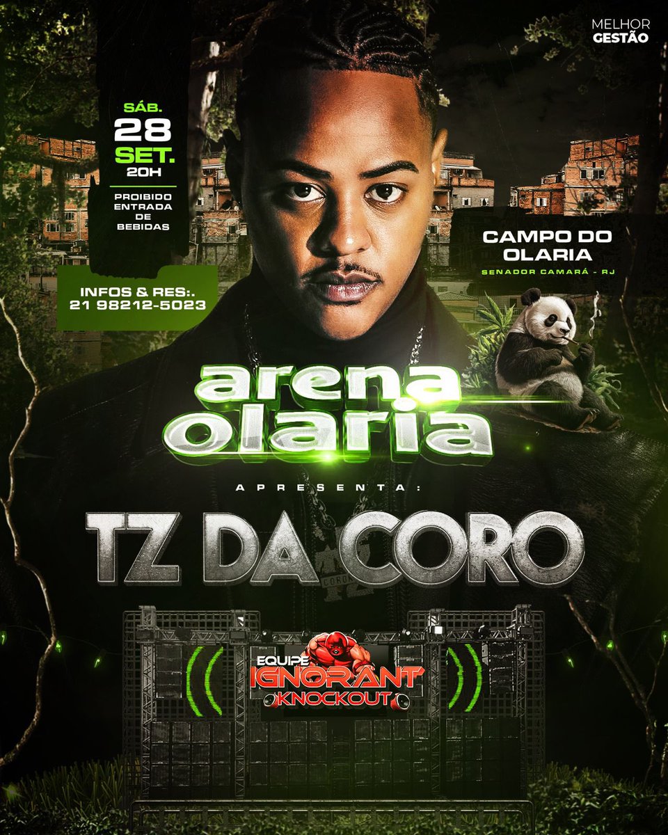 ACABOU O MISTÉRIO. DIA 28 DE SETEMBRO TEM TZ DA CORO NO ARENA OLARIA 🔥
