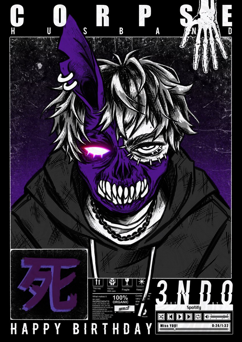 Happy Birthday <a href="/Corpse_Husband/">Corpse Husband</a> 💜 We miss you!

#happycorpseday #happybirthdaycorpse #corpsefanart #CORPSE #corpsetwt