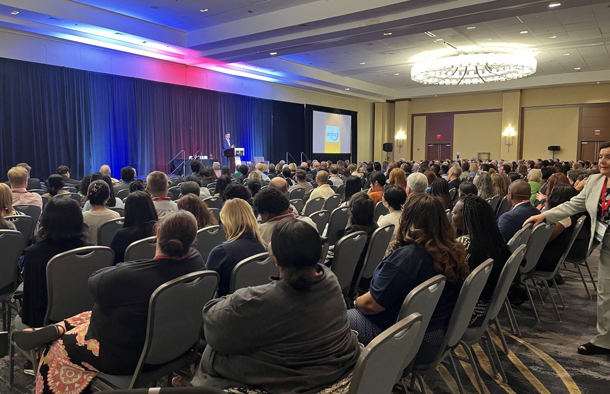 Packed room for @aejmc keynote speaker Wajahat Ali, a Daily Beast columnist, “Democracy-ish” podcast co-host, recovering attorney, playwright and author. #aejmc24