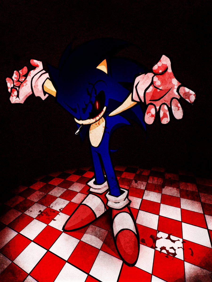 RealShadowFan01's tweet photo. Sonic if he was weird and fucking evil
#sonicexe 
#awesomecoolart https://t.co/rhgpSyTsgl