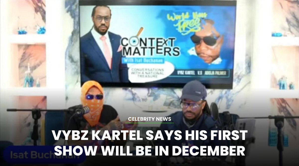 jamaicaweekly's tweet image. Vybz Kartel Speaks his Mind in Recent Interview 
Watch Interview Here: jaweekly.com/vybz-kartel-sa…

#vybzlartel #dancehallmusic #dancehall #jamaica