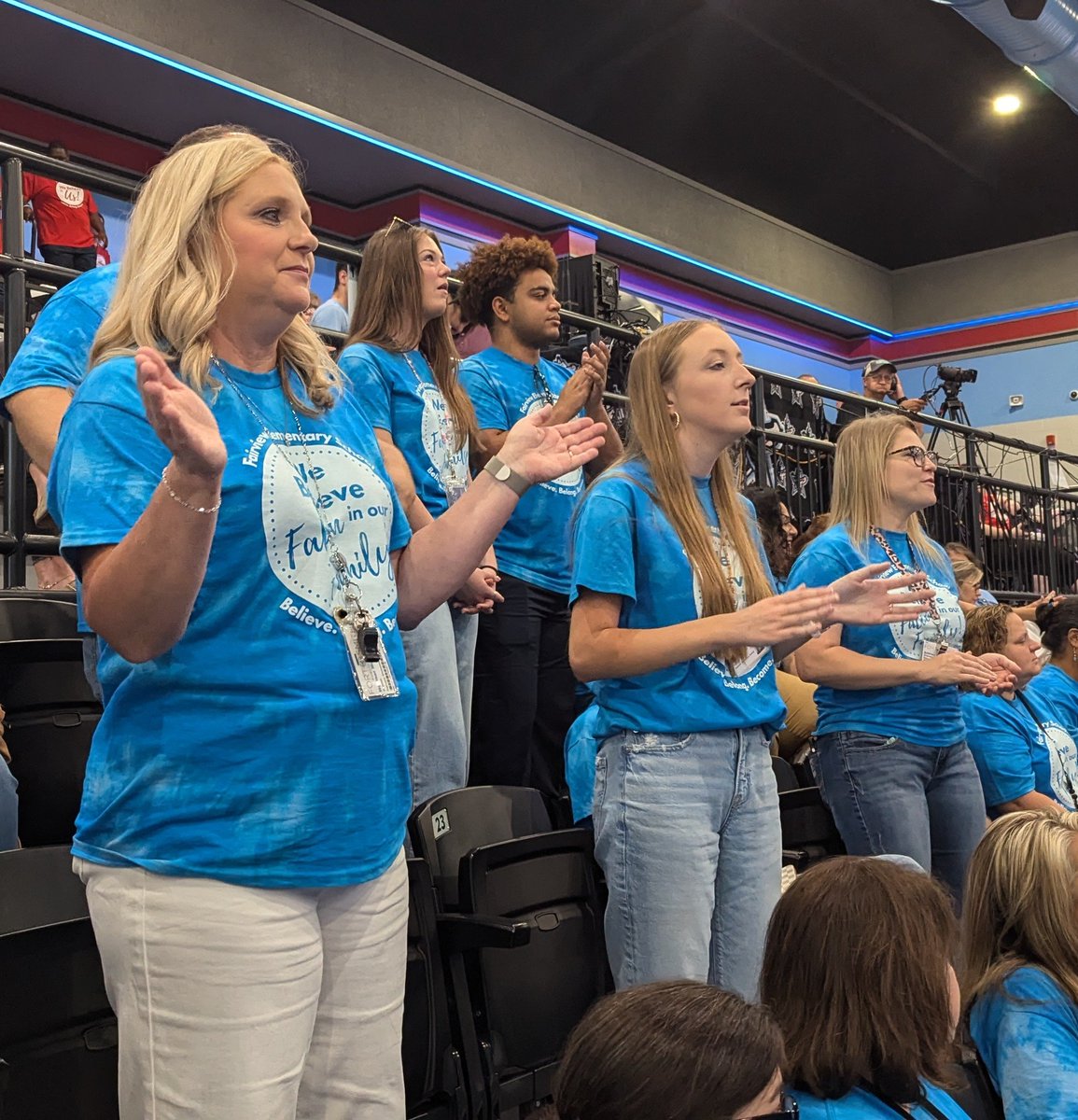 FairviewFalcon2's tweet image. Fairview&apos;s Staff had a BLAST at our district Launch for Learning today! 💙We are inspired and ready to go for 24-25!!!🎉 #FortSmithFam @FSSchools