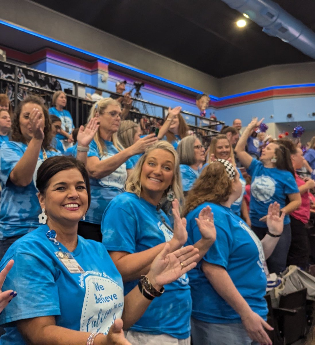 FairviewFalcon2's tweet image. Fairview&apos;s Staff had a BLAST at our district Launch for Learning today! 💙We are inspired and ready to go for 24-25!!!🎉 #FortSmithFam @FSSchools