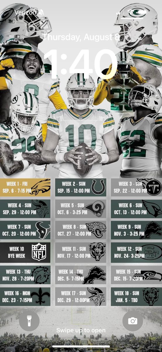 SHAYrep262's tweet photo. 2024 @packers Lock Screen Schedules!

Additional time zones below

#GoPackGo #Packers #PackersCamp 

*photos stolen shamelessly from online, Winter Warning pics from @evansiegel_ * https://t.co/FCLvuT5pOg