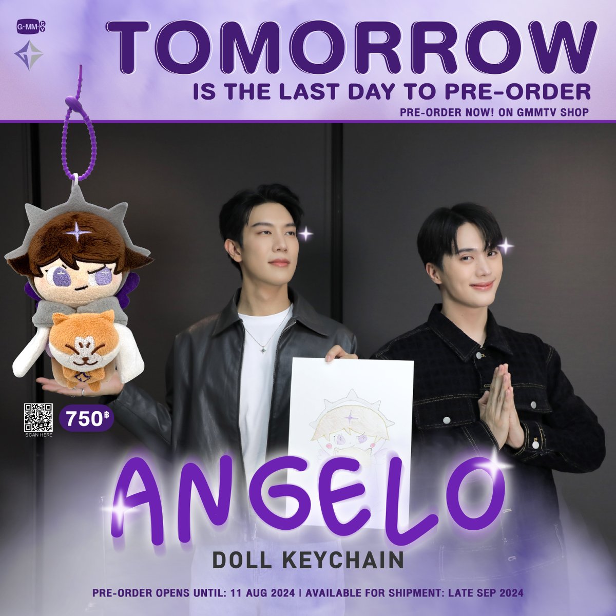 Tomorrow is your last chance to pre-order ANGELO DOLL KEYCHAIN