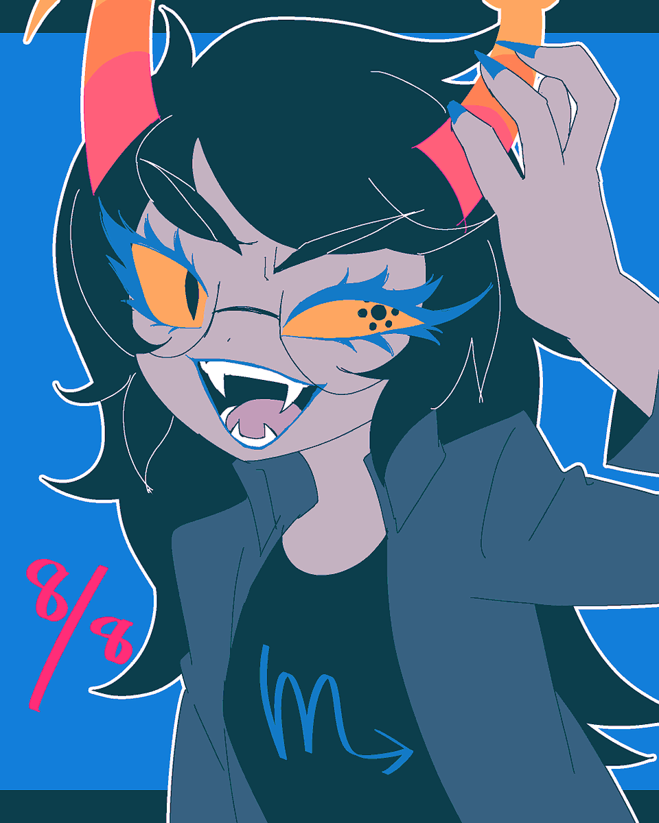 cursed_beni's tweet photo. vriska day ::::) https://t.co/16XPw7cBkb