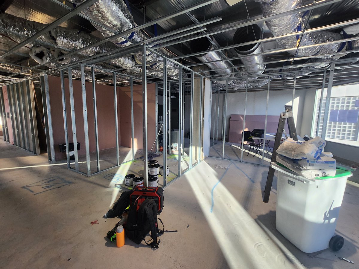 QTCBuild's tweet photo. Today's tip: Get your sparkies to pretend to look at the plans with you. Now it looks like I'm working hard and that's the social media post done for the week! 

Reach out to us:
☎️1300 728 723 
🔗https://t.co/pKU92i7OxD

#QTCBuild #OfficeDesign #Fitout #ProjectManagement https://t.co/Th0kxxebSz