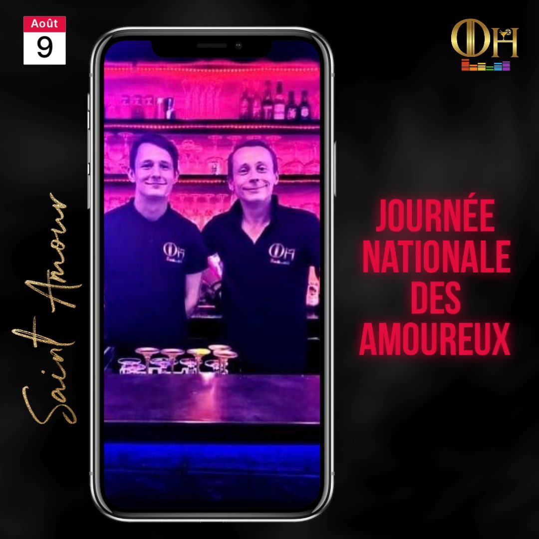 lebarOh59's tweet photo. D-Day >> Et voilà le retour des éphémérides… Aujourd’hui, vendredi 9 août, nous fêtons les Amour 🥰

L’ancien binôme du Soho se reconstitue et pour ne pas nous perturber, vous pouvez venir en serviette 😆 (Faudra venir au bar pour comprendre lol)

Belle journée à tous, https://t.co/cULdoWJ0P2