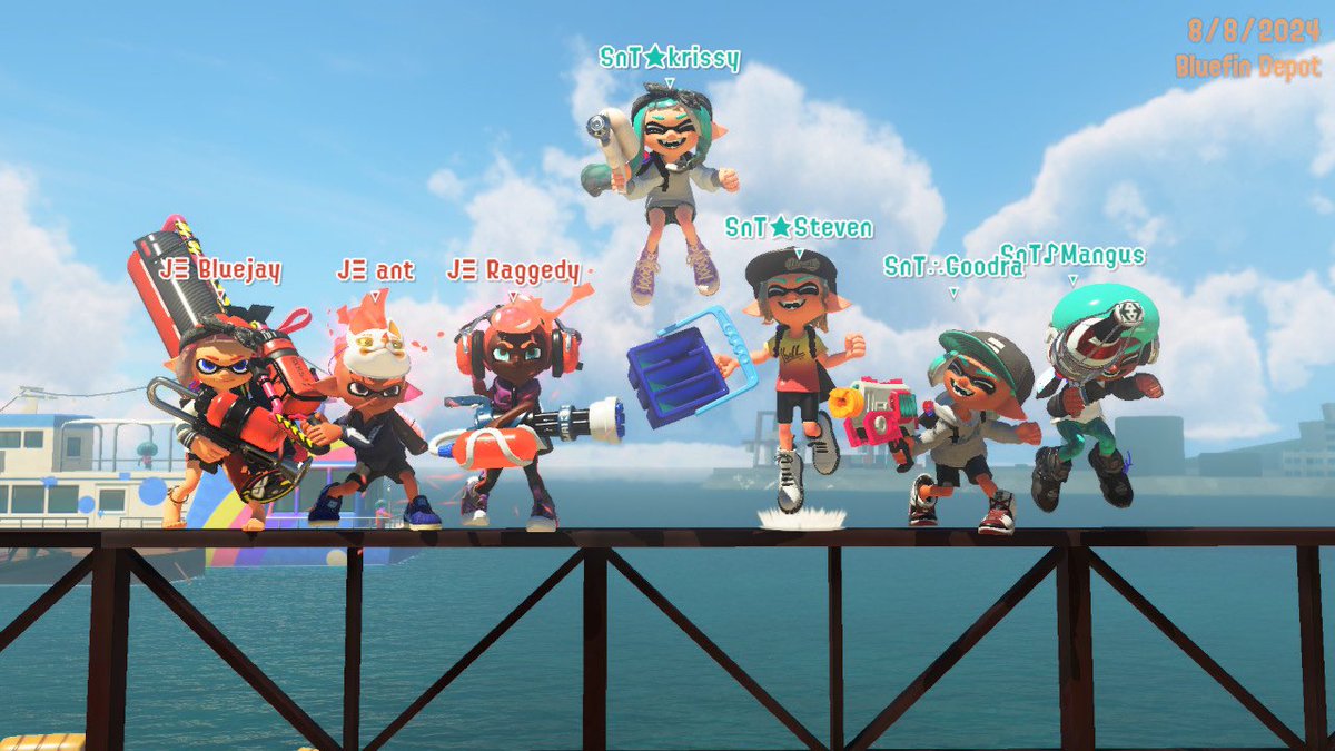 SurfnTurf_SPL's tweet photo. our LUTI run has finally come to an end (thank god, we are TIRED) by finishing 1-5 to Secret Elixir

thank you to Jetlag for being our cheerleaders every week, and to the tons of people who have supported us this far💙

was a fun run, ggs to all!🫡 https://t.co/8ADoR2F7yq
