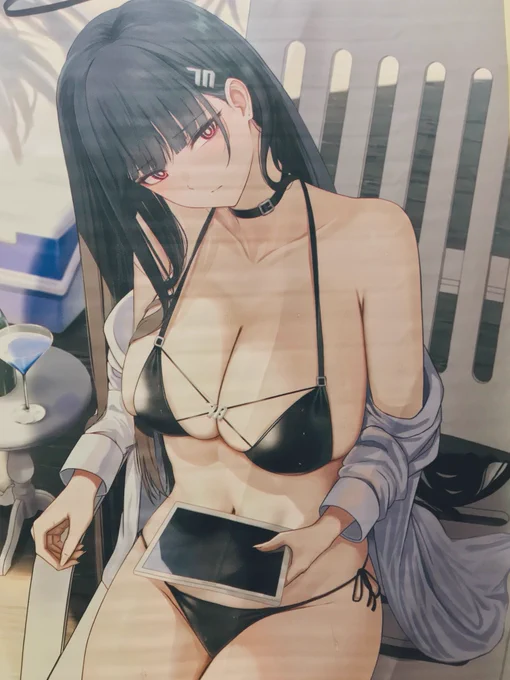 タペストリーいい感じだ!画質悪くて申し訳ないけど、現品みたらすごくいい色出てる! 