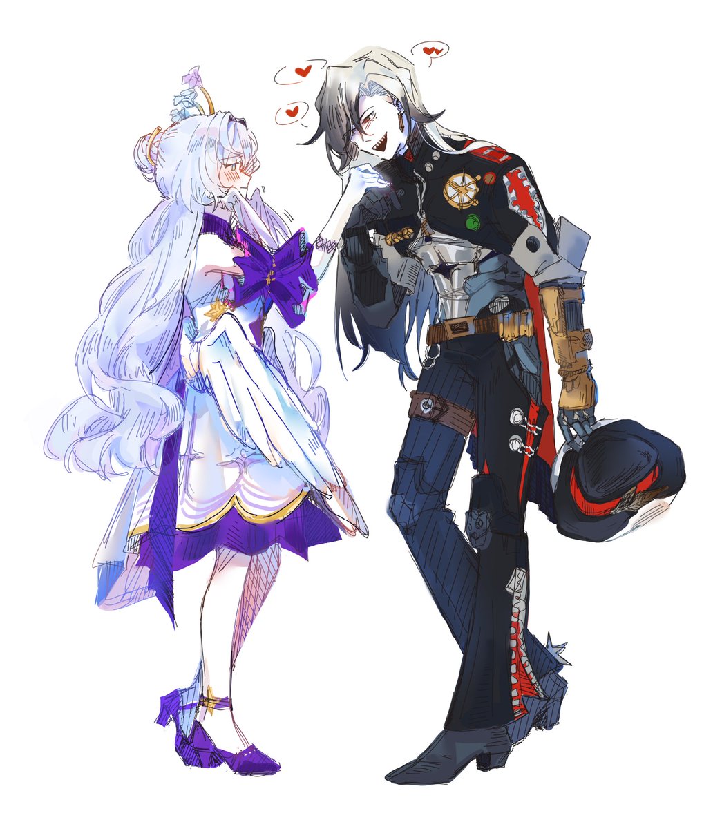 senustra's tweet photo. ah to be Robin or Boothill...
 (help me, I love them both too much💔)
#HonkaiStaiRail #Robinhill #Robin #Boothill https://t.co/1wjVeyfWr0
