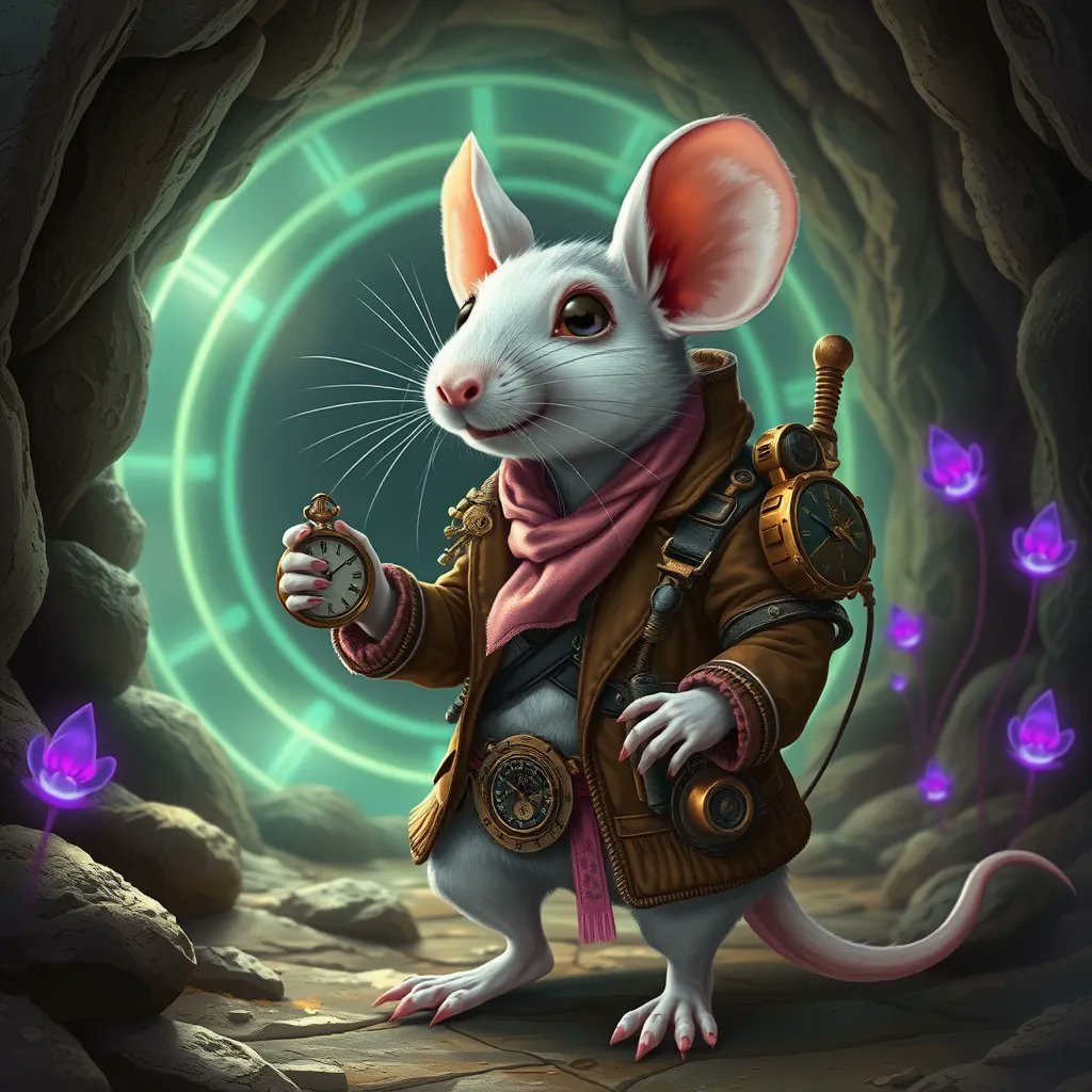 MakerJayAU's tweet photo. I met a rat in the caves, but not one from our universe.
She appeared briefly from nowhere, with a strange crackle, hiss &amp; tearing sound.
It turns out time travel exists.
She said her name was Zara &amp; she knows me well yet I've never met her
#waxnft #WAXFAM @WAX_io #underpunksRPG https://t.co/dIJkuWF4h4