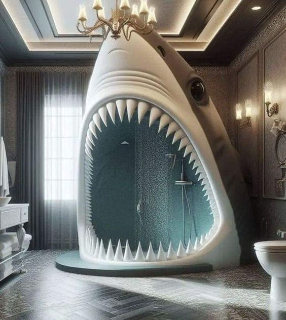 This might be the coolest shower ever.