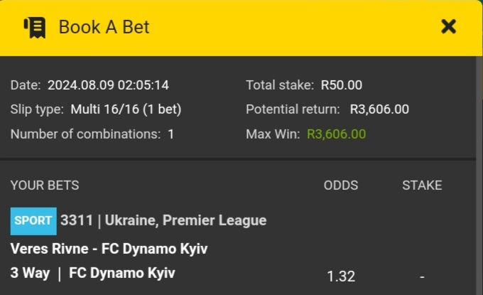 For this beautiful 70.50 odds to reach everyone, let me post it early. Do likewise retweet for each other. 

Bookie    Easybet.co.za 

First Match    18:00

Betslip Code 818215

Promo Code  THEMBI50 

Register here  ebpartners.click/o/W6v5_a

 #YellowNation #YellowArmy