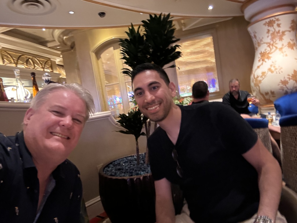 One of my favourite moments at hacker summer camp was catching up with my old mate Adel <a href="/0x4D31/">Adel Ka</a> and exchanging country gifts. Make sure you check out his talk at Defcon!