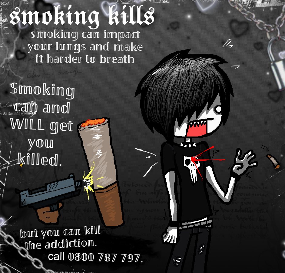 UziKarlie's tweet image. my school made me do an anti drug awareness poster and thought it&apos;d be a good excuse to draw some emo stuff 

#schoolproject #emo #emoart #art #digitalart