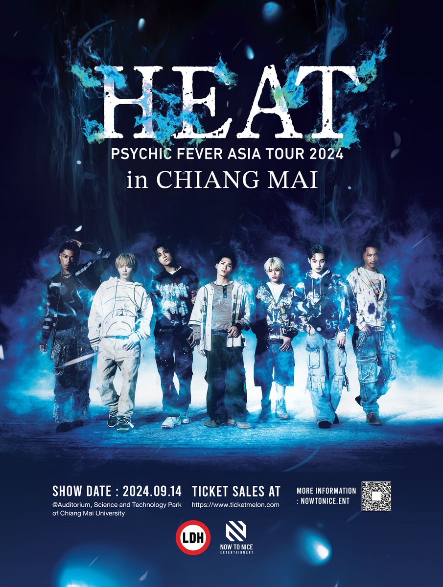 psyfe_official's tweet photo. PSYCHIC FEVER
ASIA TOUR 2024 "HEAT"
in CHIANG MAI
Stay tuned for the event information ✨🔥
┈┈┈
🗓️ 2024/9/14
📍Auditorium, Science and Technology Park of Chiang Mai University
┈┈┈
#PCF_HEATinCMI
#PSYCHICFEVER #ไซคิกฟีเ���อร์
#NowtoNice @NowtoNice_Ent https://t.co/OD5JPqmXVr