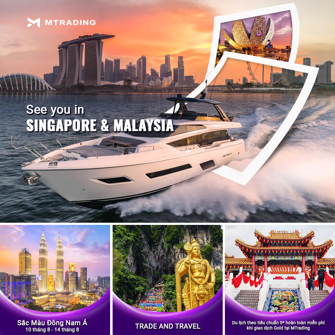 MTradingVietnam's tweet photo. 🛫🌍🧳Hẹn gặp Quý anh chị tại #Singapore 🇸🇬 &amp; #Malaysia 🇲🇾 trong hành trình 5 ngày 4 đêm khám phá "Sắc Màu Đông Nam Á" cùng #MTrading✨🌈
------
#TradeAndTravel #mtradingvietnam #traveling #trading #dulich #dongnama #xauusd #dautu #tudotaichinh #thanhcong https://t.co/VeklPXlOzL