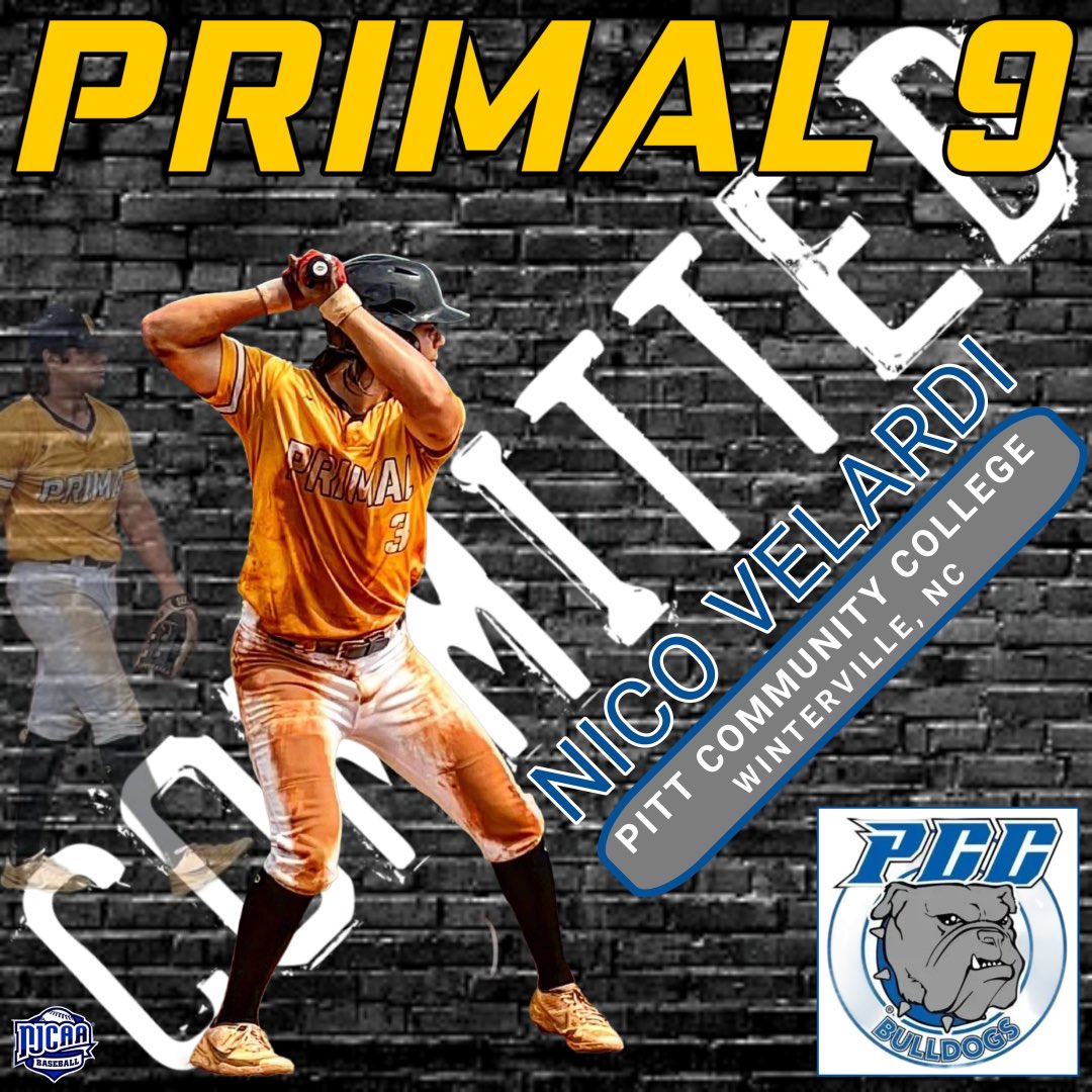 Congrats to Nico Velardi &amp; his family on his commitment to Pitt CC in NC. Coach Eason &amp;  the Bulldogs got themselves a good one. We are proud of you and we follow your journey. Ty CrosBros  for taking care of our guys. #p9salute🫡  <a href="/nico_velardi/">Nico Velardi</a> <a href="/CrosBrosRecruit/">CrosBros Recruits</a> <a href="/pittccbaseball/">Pitt CC Baseball</a>