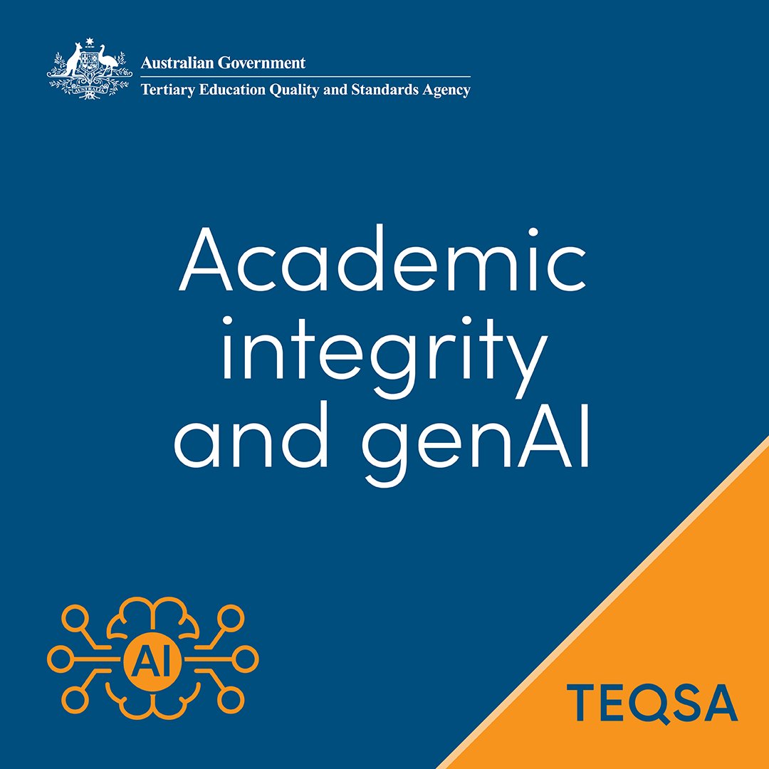 We’ve published a new resource, offering ideas to help institutions address the risk of #GenAI short-term, while long-term planning is undertaken.

Thank you to the author, @jasonmlodge.

teqsa.gov.au/sites/default/…

#HigherEducation #GenerativeAI