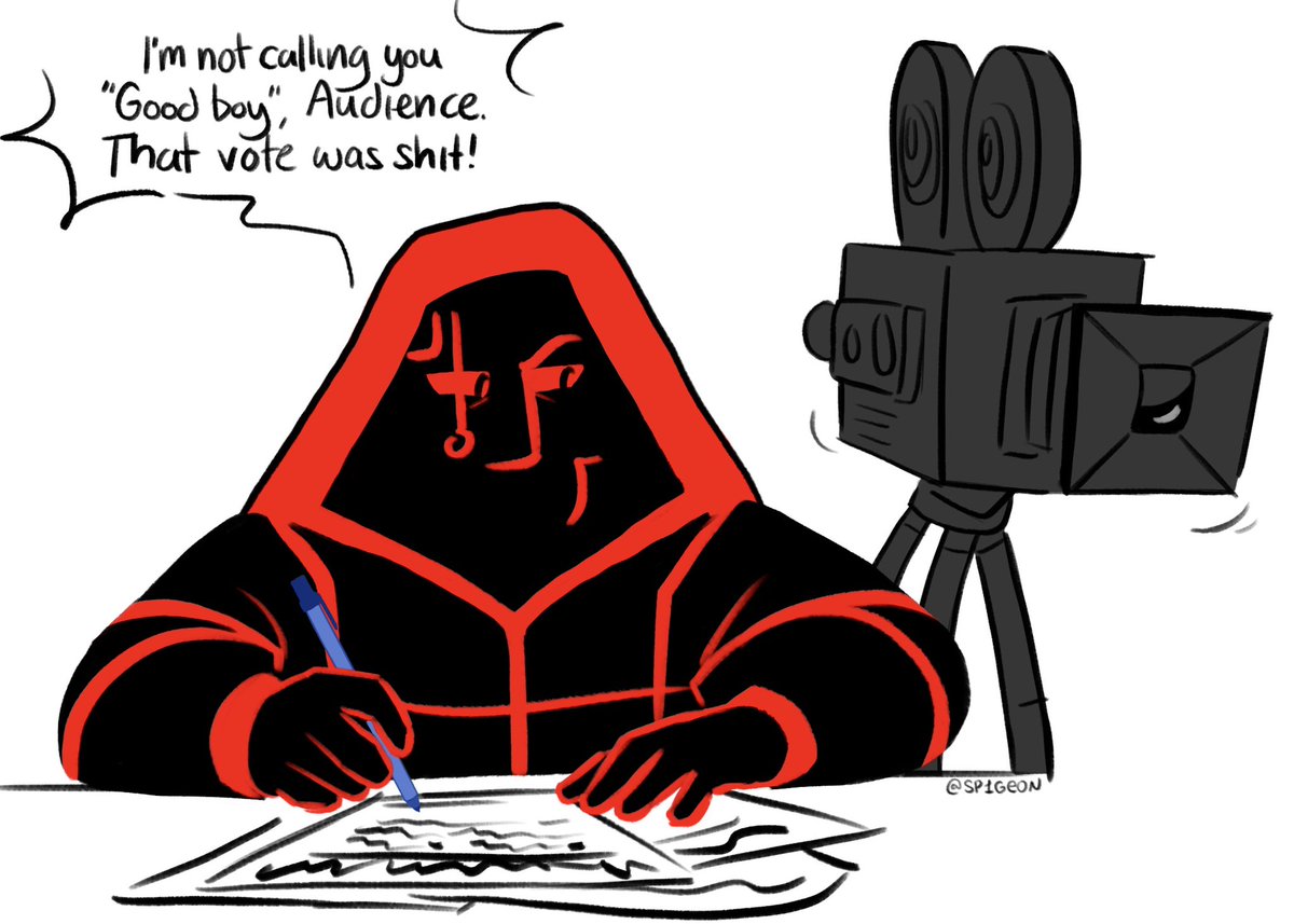 sp1geon's tweet photo. someone on tumblr gave me an idea for another version :3
(he’s filling out paper work because of that massive head wound)
#generationloss #generationlossfanart #hetch https://t.co/pSoibvBheZ