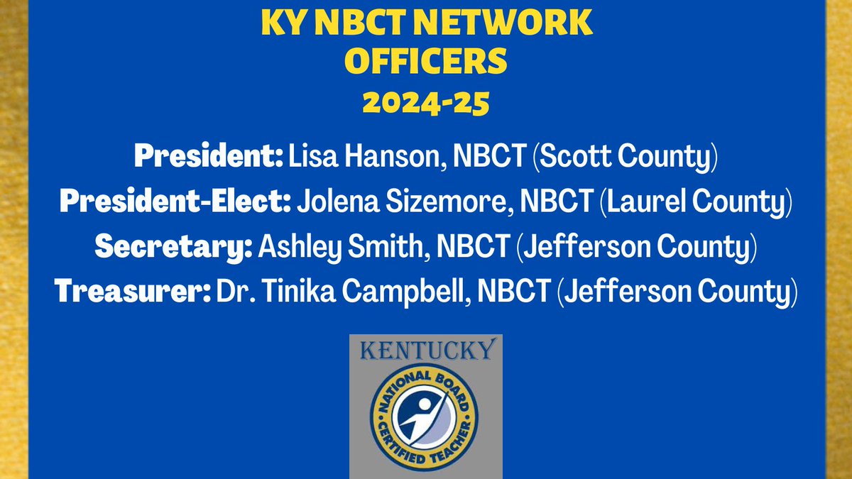 Kentucky NBCT Network tweet media