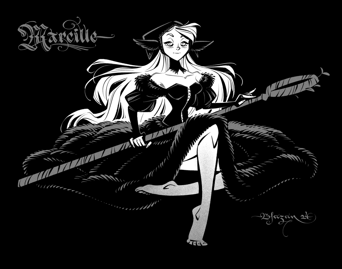 AlexBlazan's tweet photo. She's so cute in that dress.
I really like the idea of decorating elf ears with the headdress itself.
And, of course, bare feet...
#marcille #marcilledonato #black_dress #dungeonmeshi #deliciousindungeon
#mangafanart #marcilledungeonmeshi
#art #digitalart #fanart https://t.co/tKvpdTisia