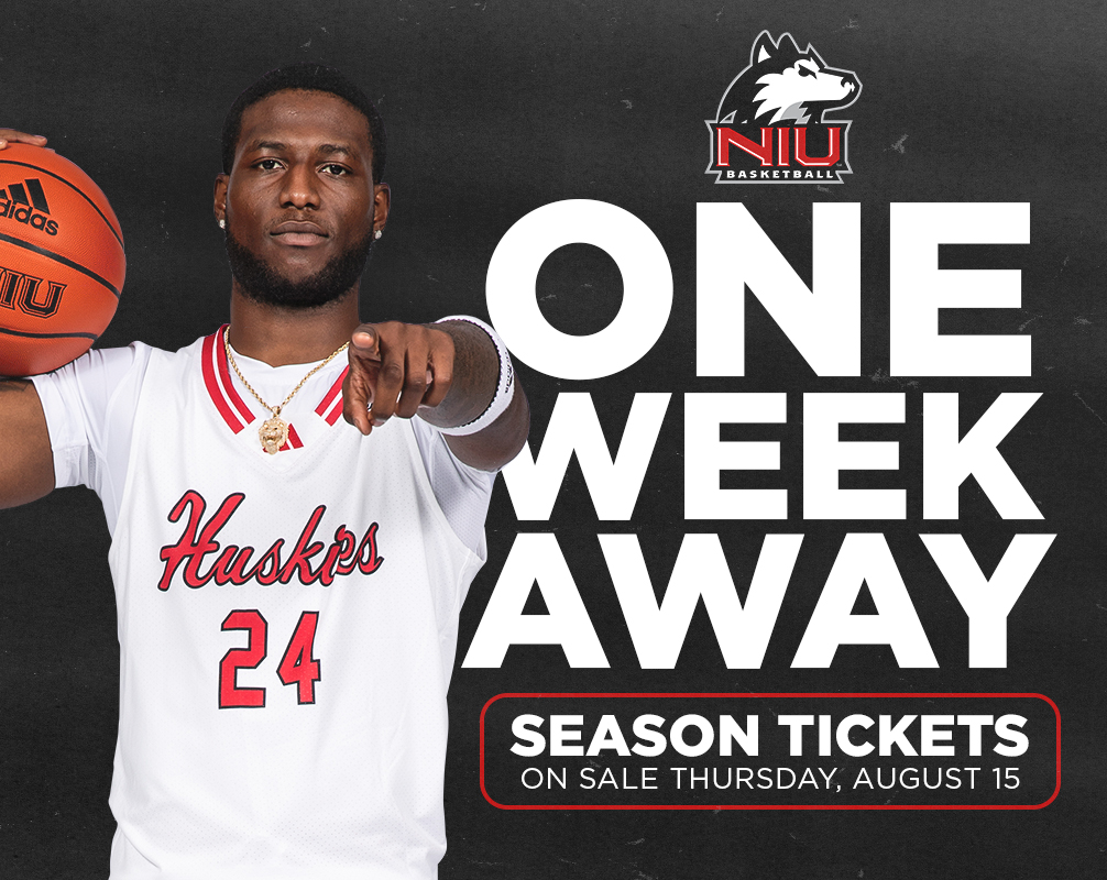 Be a part of Huskie Nation 🐾

NIU Men's Basketball season tickets go on sale next Thursday, August 15!