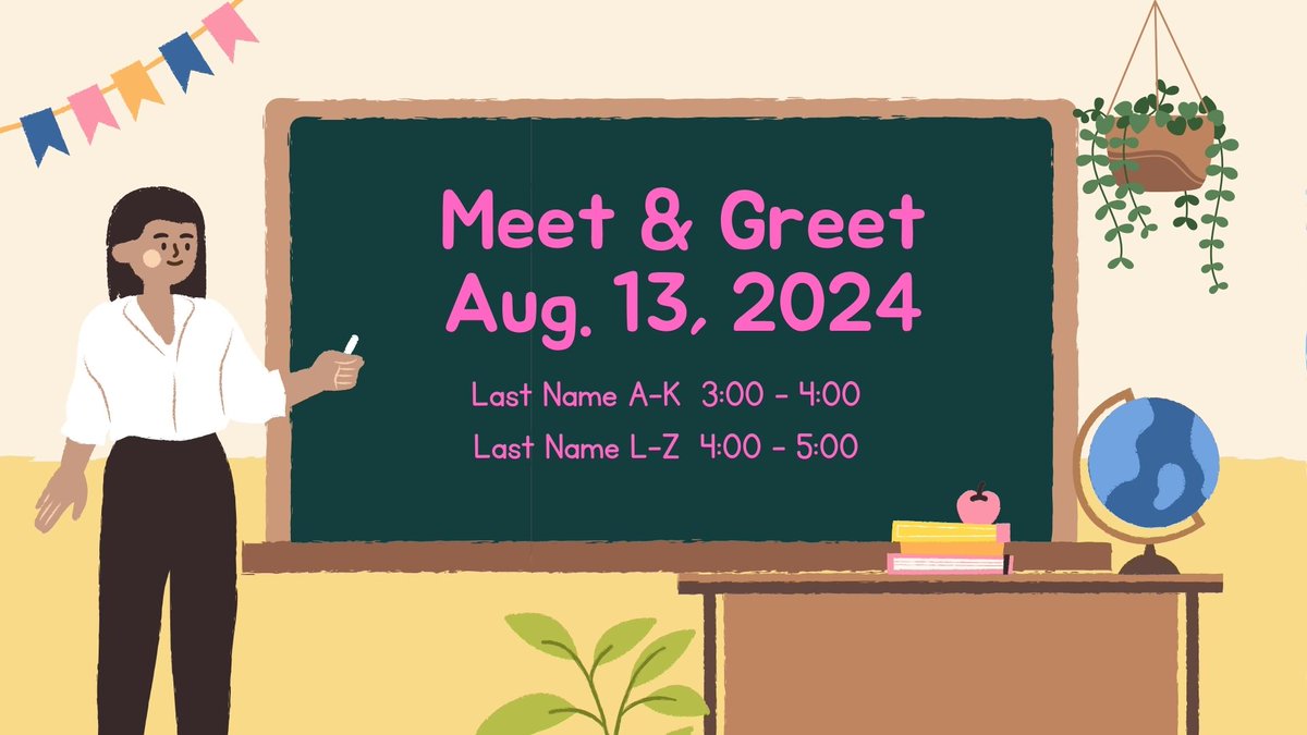 Meet your teachers and bring your school supplies  before the first day of school #rcs118life