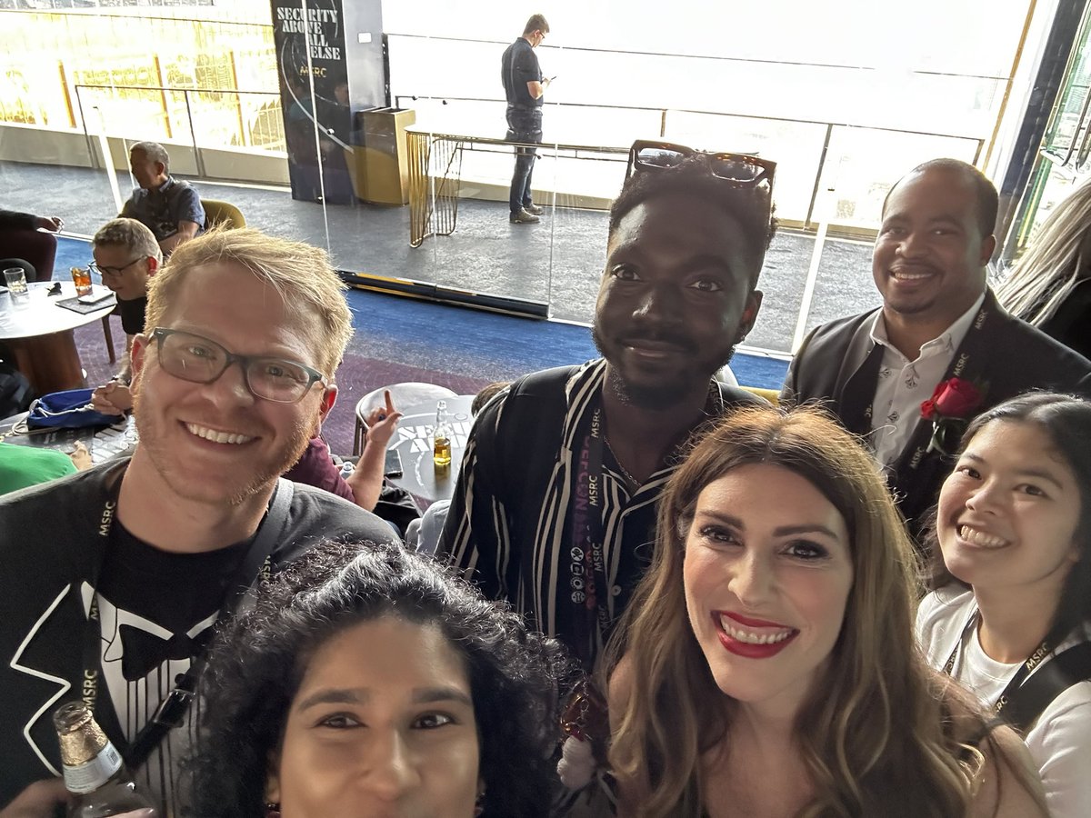 Bryan Quillen (@mrquillen) on Twitter photo The invite to the Microsoft Security party in Vegas is an incredible time. Great people, great experiences. <a href="/msftsecresponse/">Security Response</a> <a href="/RebeccaPattee/">Rebecca Pattee</a> <a href="/AuricKaur/">Auric Kaur</a> The invite to the Microsoft Security party in Vegas is an incredible time. Great people, great experiences. <a href="/msftsecresponse/">Security Response</a> <a href="/RebeccaPattee/">Rebecca Pattee</a> <a href="/AuricKaur/">Auric Kaur</a>