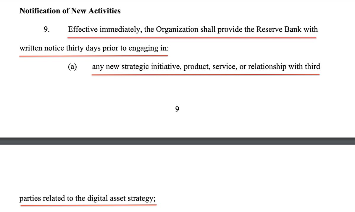Today, the Fed confirmed that Operation Choke Point 2.0 remains in full swing, provided valuable insight into how it works, and verified that the Harris crypto "reset" is a scam. The Fed revealed all of this in a 13-page enforcement action it issued this morning against