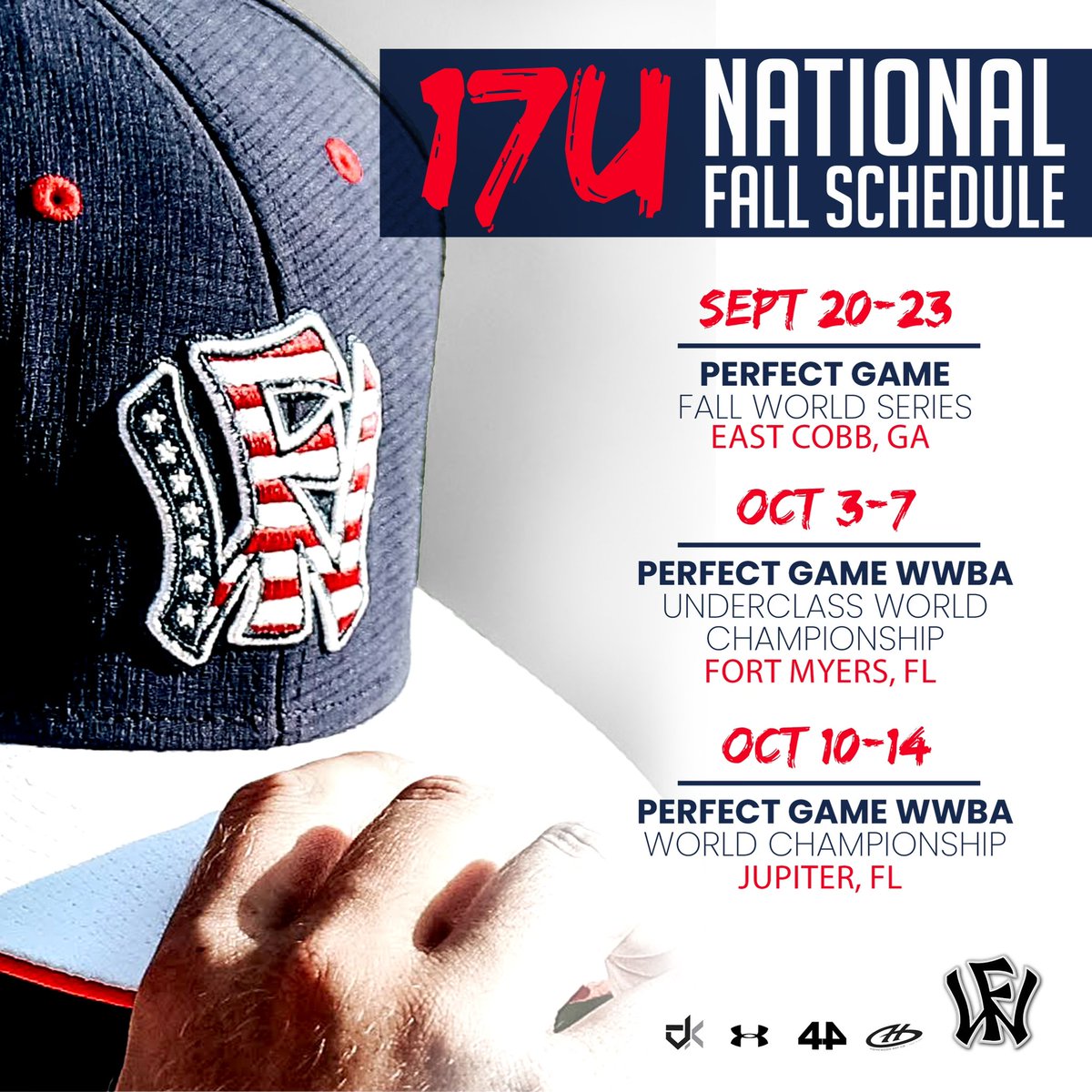 WowFactorNation's tweet image. 17U National 2024 Fall Schedule and Coaching Staff.

Head Coach - Evin Einhardt- Owner / Founder of Wow Factor

Hitting Coach - Bill Hall Former 11 year MLB player. 

Pitching Coach- Chris Jakubauskas - Former 5 year MLB Pitcher 

3B Coach- Justin Smith- 

#TheBrand #17UNatty