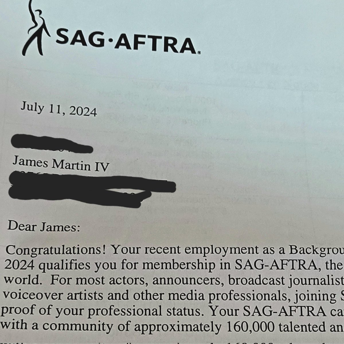 idonteatworld's tweet image. Hey #screenwritingtwitter, I&apos;ve been MIA lately. 

I can finally say I&apos;m SAG-AFTRA eligible. Someone give me a speaking line. I&apos;ll make y&apos;all proud.