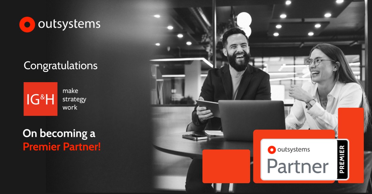 theailowcodelab's tweet image. Congratulations to @IGHcom for achieving Premier Partner status with @OutSystems! 

This significant milestone underscores our shared dedication to driving innovation and delivering high-quality #lowcode solutions to businesses. #OutSystemsPartner