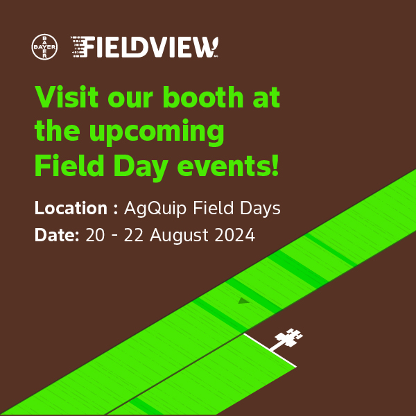 One more day to go! We'll be here bright and early at <a href="/AgQuip/">AgQuip</a> Field Days. Visit us at the AgSmart Connect Hub ASI/34 to chat with the #Bayer team and to demo our new #DigitalFarming platform #FieldView.

📅 Dates: Tuesday - Thursday, 20-22 August 2024
📍 Location: Gunnedah, NSW