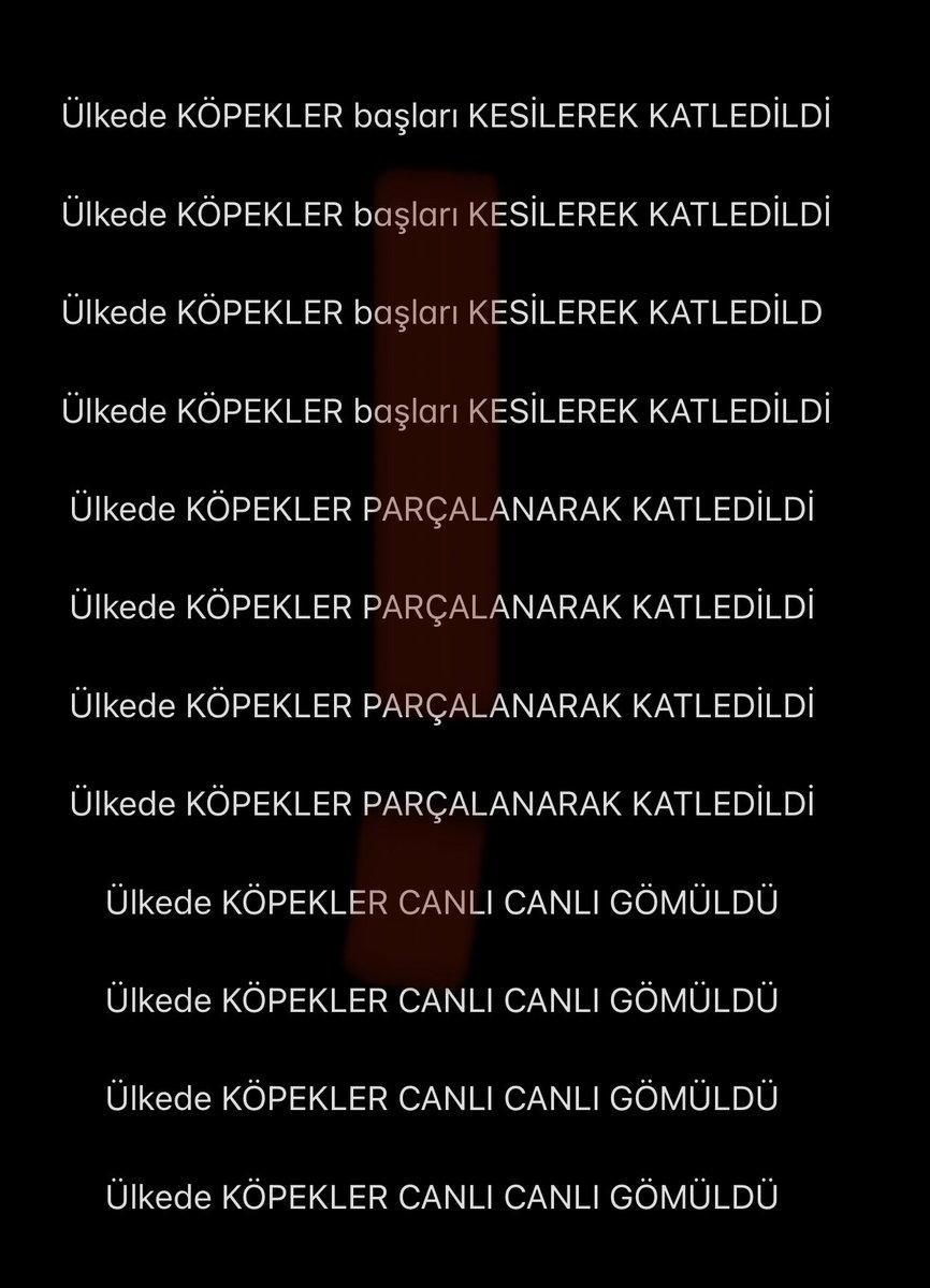 ⚠️ 

#AltındağdaKatliamVar ! 

Bu ülkede hayvanlar CANİCE KATLEDİLİYOR