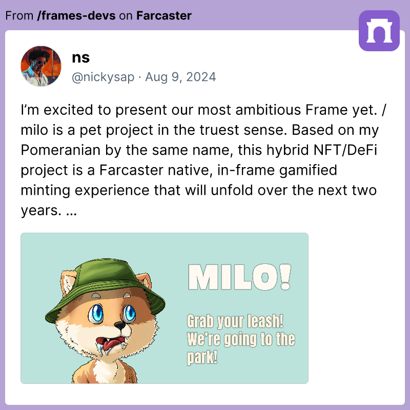 BabyMilo | $MILO tweet media