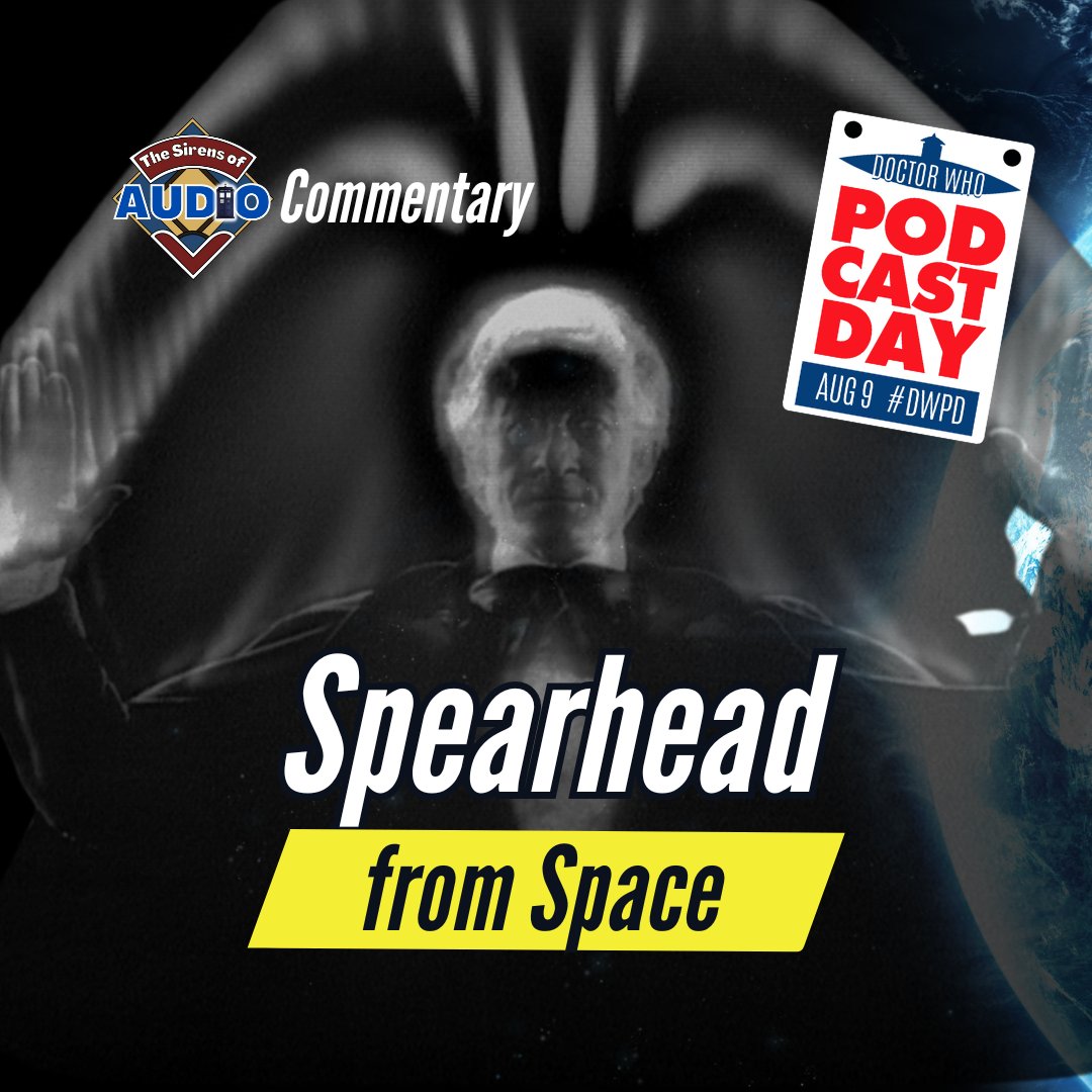 AudioSirens's tweet photo. Happy #DoctorWhoPodcastDay! We are happy to bring you something very different for this edition, and a first for the podcast. A live commentary of Spearhead from Space, with our guest, Stephen Noonan. #dwpd2024 #dwpd #DoctorWho
https://t.co/keUrb0VtDG https://t.co/16T2Nll42C