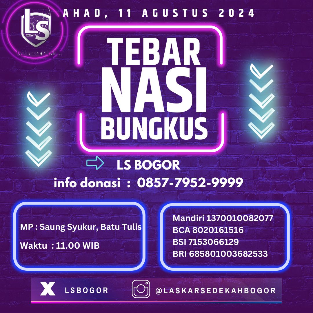 Laskar Sedekah Bogor (@lsbogor) on Twitter photo 