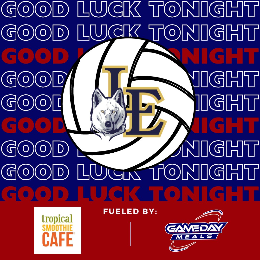 TheGamedayMeals's tweet photo. Good luck to @LEHSVolleyball tonight! ✨🏐
They are 'set' up and ready to dominate
thanks to @TSmoothieCafe! Let's go, Lady Lobos!
💪🥪🥤#GameDayFuelByTropicalSmoothieCafe
#GamedayMeals https://t.co/RkPhRbMBhx