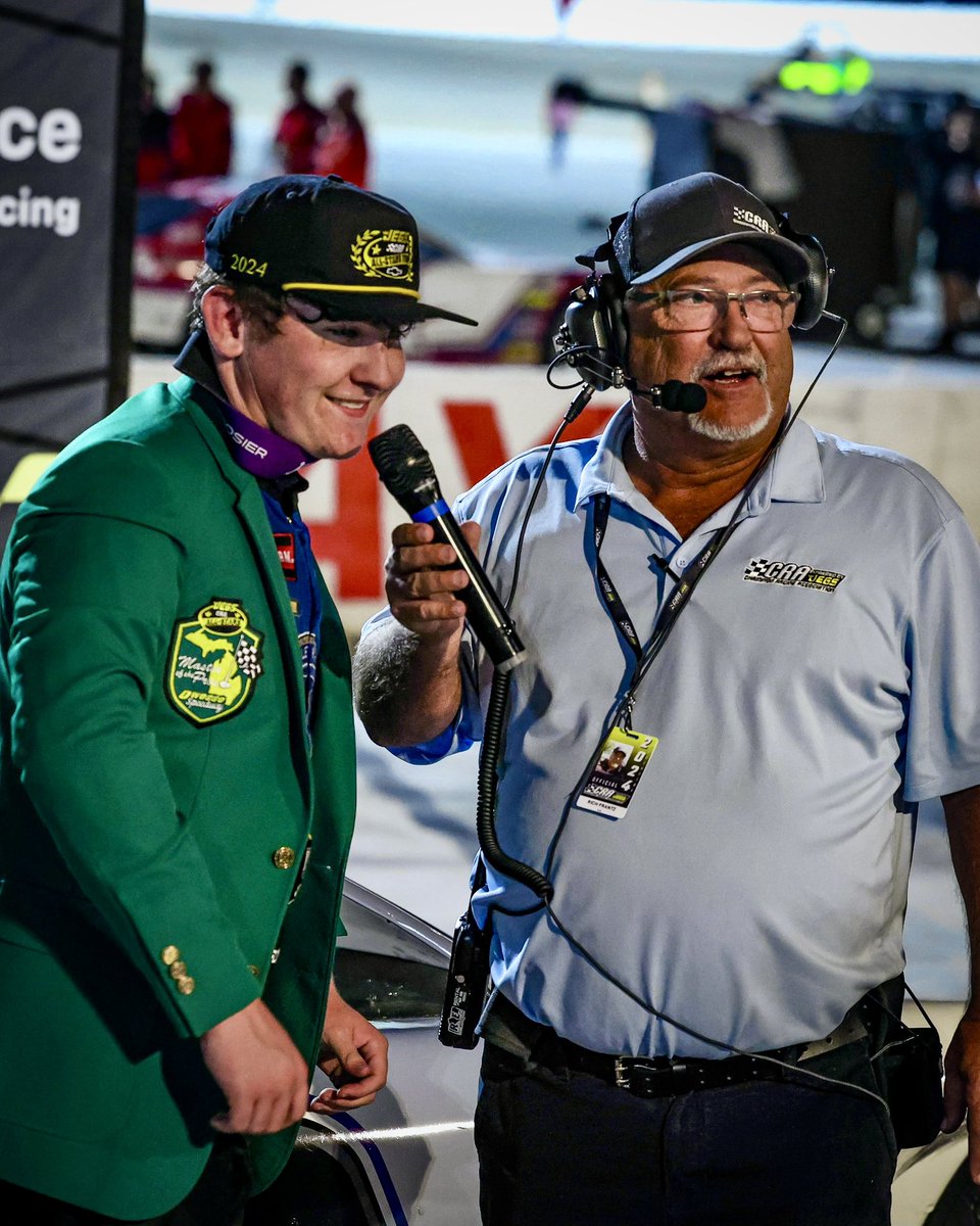 Grabbed 15k and a green jacket last weekend at the Masters of the Pros ⛳️🏌️‍♂️

Looking forward to heading back to Owosso Speedway next weekend for the <a href="/racewithstars/">ASA STARS National Tour</a> Michigan 200 👆

But before that, we’ll try to grab our third win of the year <a href="/RaceFairgrounds/">Nashville Fairgrounds Speedway</a> 👊