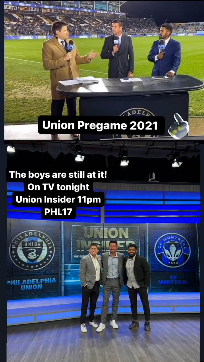 Dave Leno (@davelenotv) on Twitter photo Join us for <a href="/PhilaUnion/">Philadelphia Union</a> Insider tonight at 11pm on <a href="/PHL17/">PHL17</a>. <a href="/SebastienLeToux/">Sebastien LeToux</a>, Sheanon and I break down the Cruz Azul game and preview the Montreal matchup! Hope you can tune in! Join us for <a href="/PhilaUnion/">Philadelphia Union</a> Insider tonight at 11pm on <a href="/PHL17/">PHL17</a>. <a href="/SebastienLeToux/">Sebastien LeToux</a>, Sheanon and I break down the Cruz Azul game and preview the Montreal matchup! Hope you can tune in!