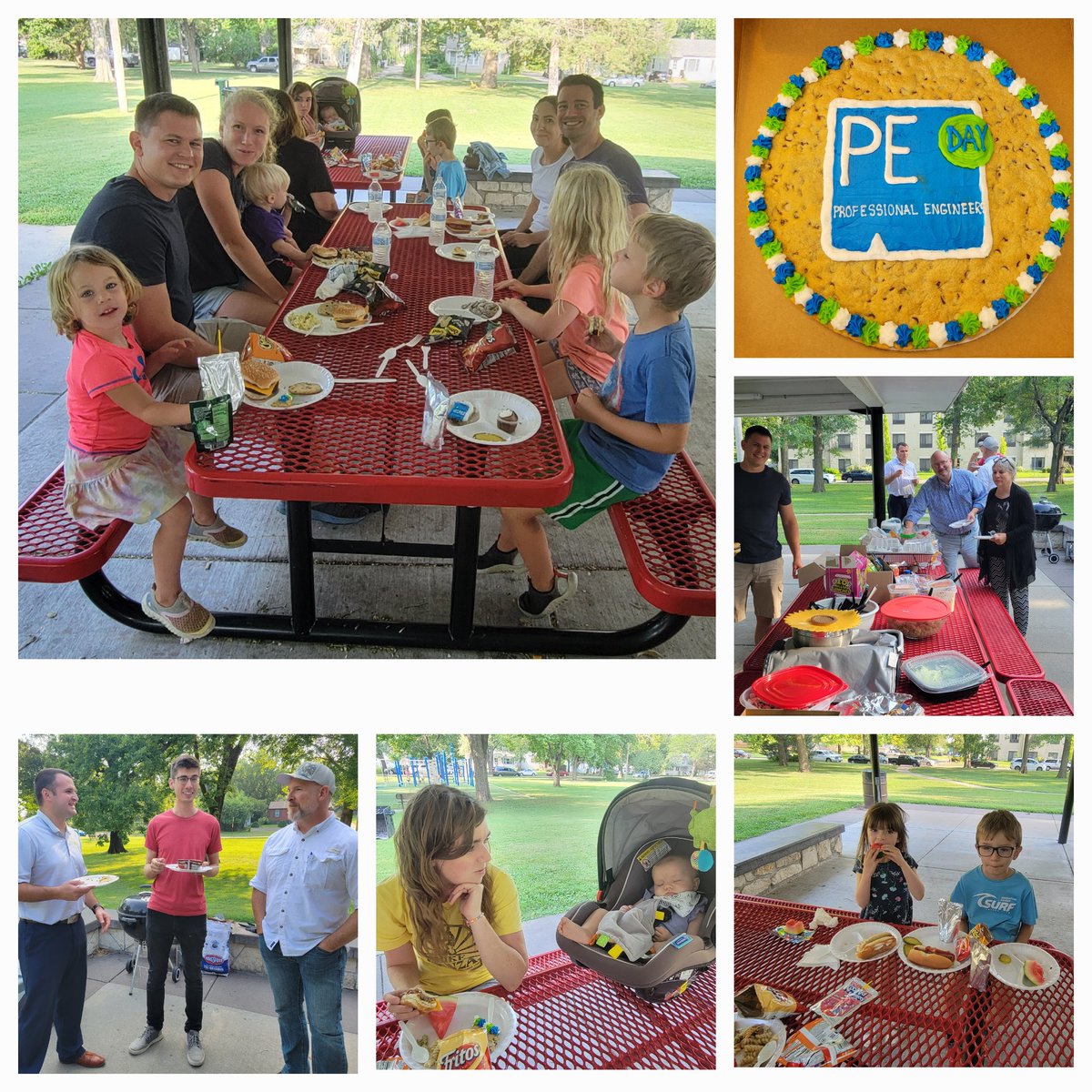 tcrksusig's tweet photo. @TimAustin_PE Tri-Valley Chapter @KansasEngineer celebrated @NSPE #PEDay tonight with a family picnic at Long's Park. The kids really enjoyed the cookie 🍪 https://t.co/izqMKvNUJq