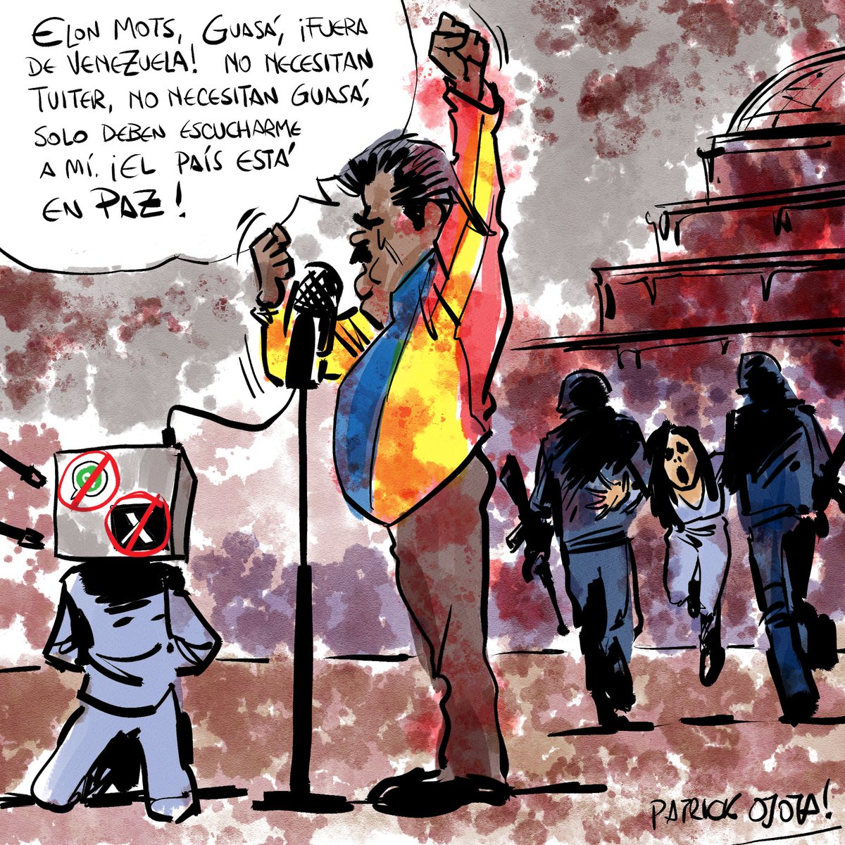 PatrickAbrazos's tweet photo. @NicolasMaduro Qué pasa, sorete, ¿te molesta que se difunda en X los secuestros, torturas y vioIaciones que estás mandando a cometer contra los venezolanos? VAS A PAGAR, TERMOTANQUE DE AREPAS PITO CORTO. https://t.co/t2LIHgixSI