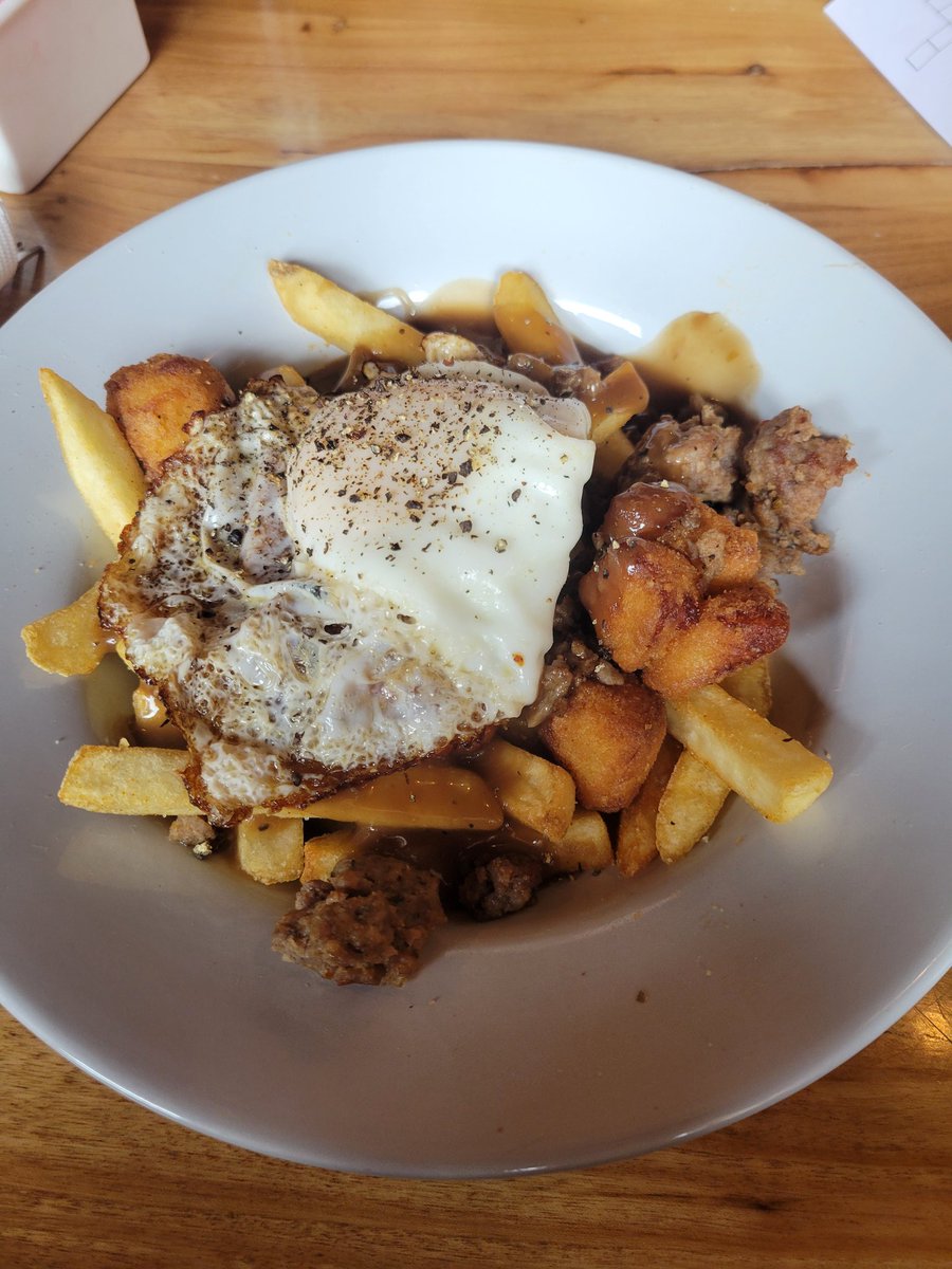 notincharge7's tweet photo. Don't be jealous of my Yooper Poutine-or do, it was fantastic.
#stuckos #Marquette https://t.co/ruhT0qWap1