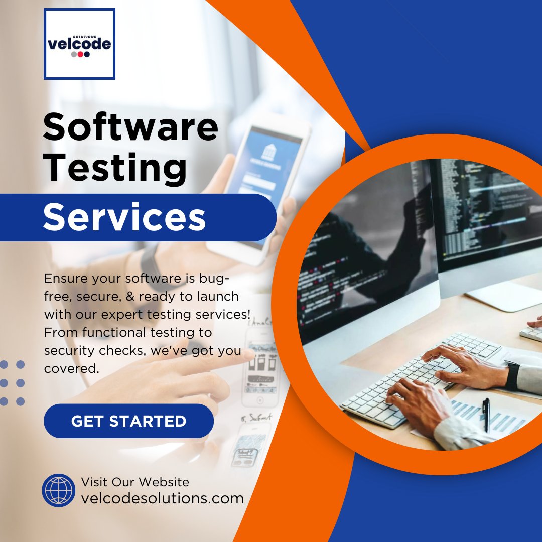 VelcodePvt's tweet image. 🛡️ Ensure your software is bug-free, secure, &amp;amp; ready to launch with our expert testing services! From functional testing to security checks, we&apos;ve got you covered. 🚀

Let&apos;s deliver flawless software together! 

Contact us : velcodesolutions.com

#SoftwareTesting #QA #velcode