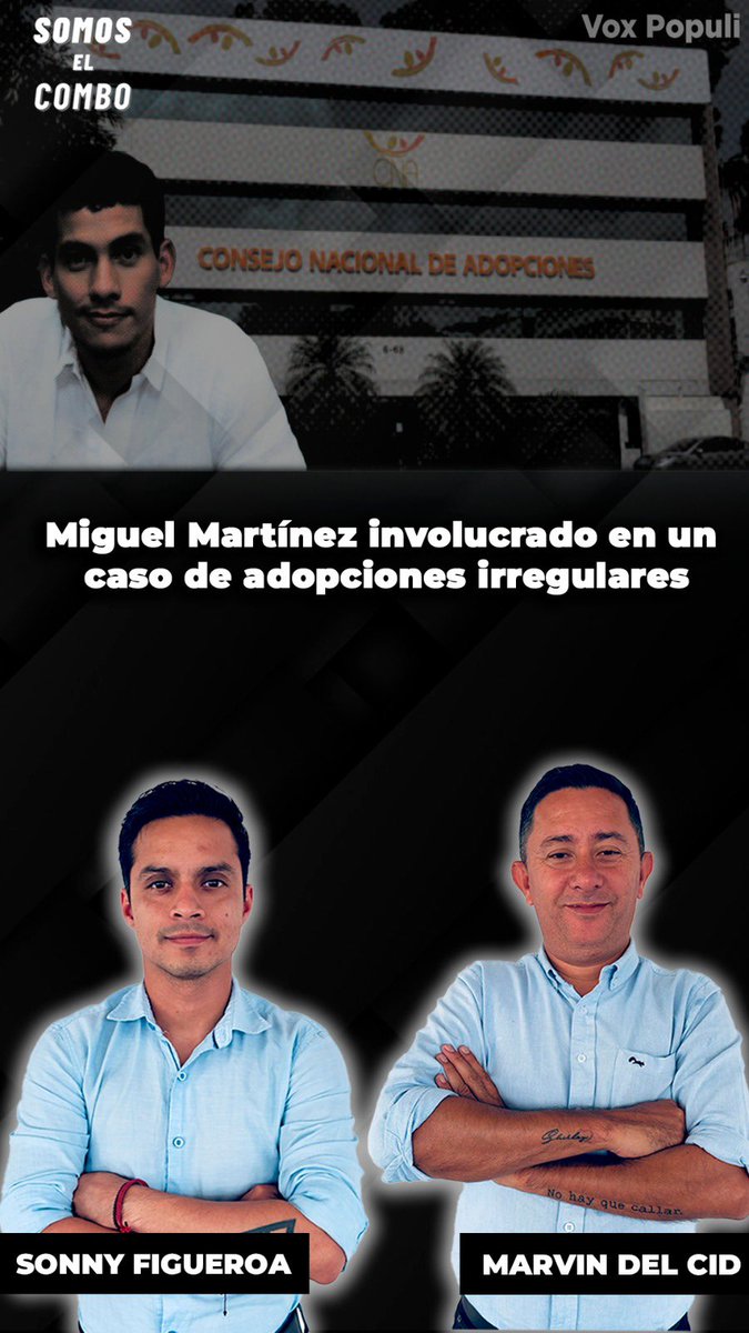 Ingresen a nuestro canal de YouTube estamos hablando sobre las irregularidades en torno a la adopción de dos niños por parte de Miguel Martínez

En breves minutos: la nueva casa en donde vive Martínez 

Enlace ▶️ youtube.com/live/aUYRYR_qU…