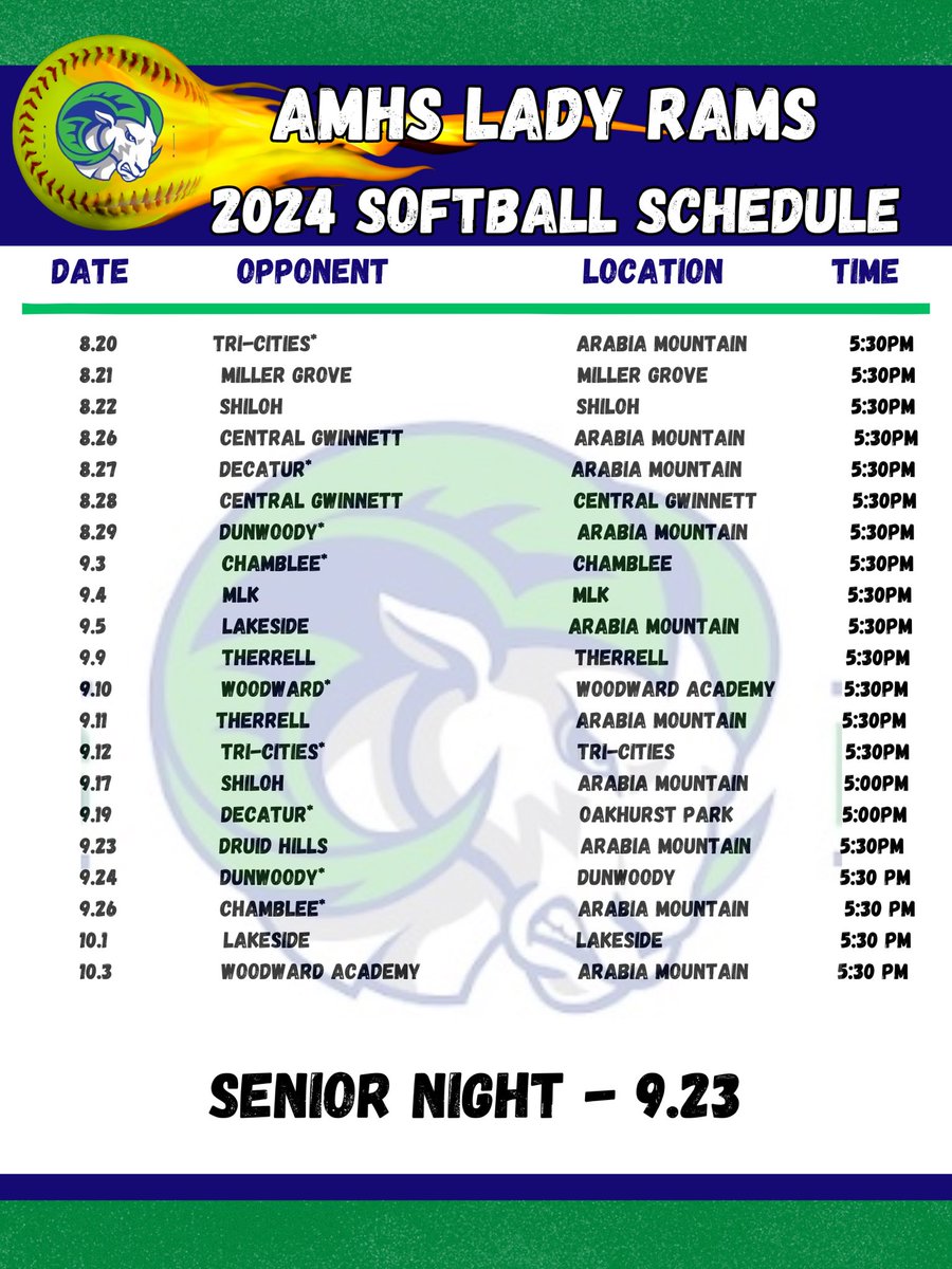 Arabia Mountain Lady Rams 🥎 tweet media