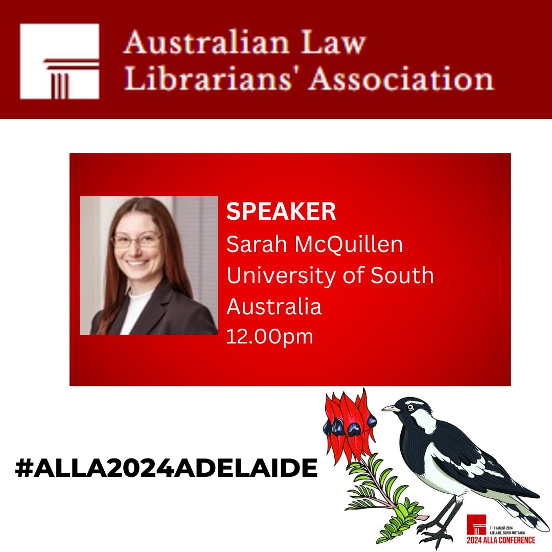 First lightning talk today by Sarah McQuillen, speaking about open education resources - Off into the Sunset: The Brave New Frontier of OER! #ALLA2024Adelaide #ALLA24 #LawLibrarians #OER
@universitysa📚😀