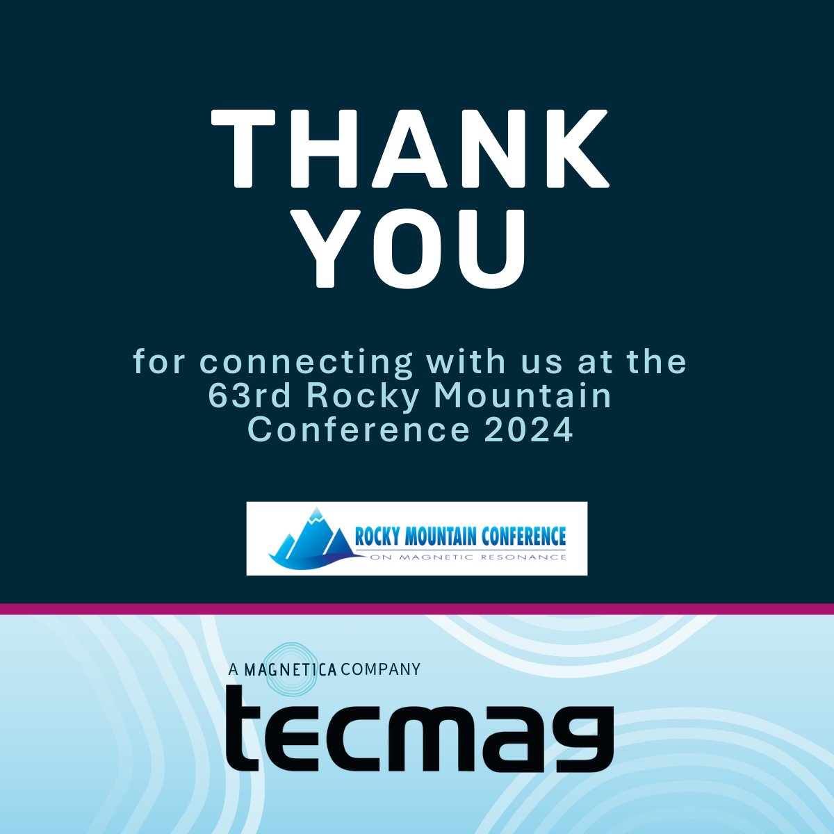 Tecmag - A Magnetica Company tweet media